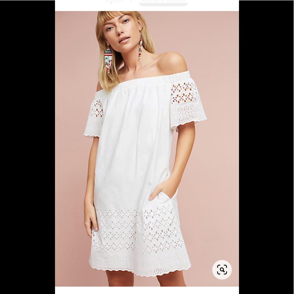 Anthropologie Donna Morgan eyelet dress